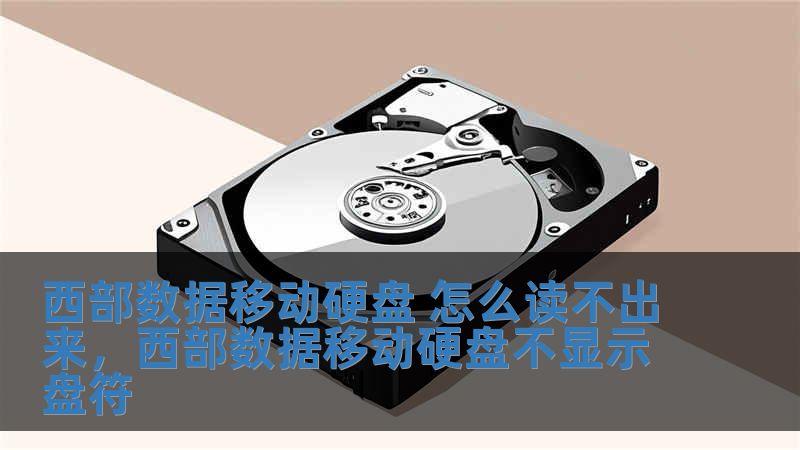 西部数据移动硬盘 怎么读不出来，西部数据移动硬盘不显示盘符