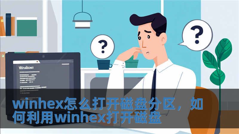 winhex怎么打开磁盘分区，如何利用winhex打开磁盘