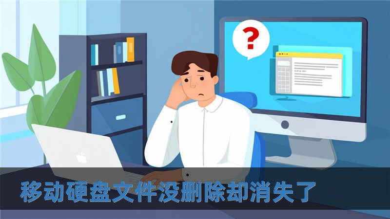 移动硬盘文件没删除却消失了