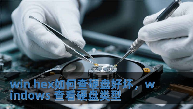 win hex如何查硬盘好坏，windows 查看硬盘类型