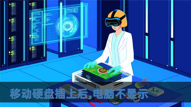 移动硬盘插上后,电脑不显示