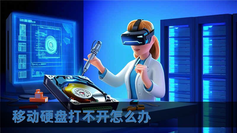 移动硬盘打不开怎么办