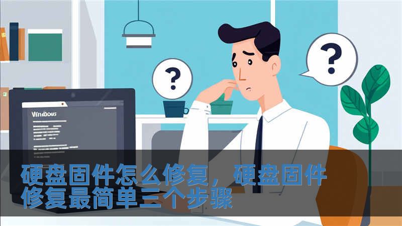 硬盘固件怎么修复，硬盘固件修复最简单三个步骤