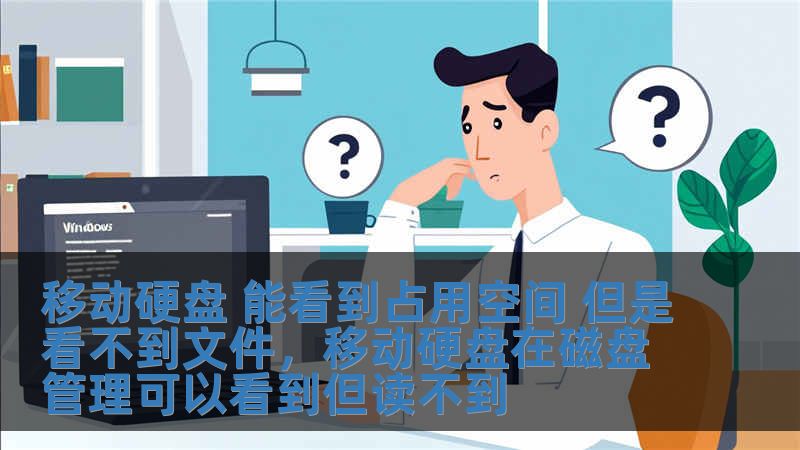 移动硬盘 能看到占用空间 但是看不到文件，移动硬盘在磁盘管理可以看到但读不到