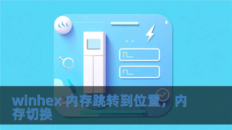 winhex 内存跳转到位置，内存切换