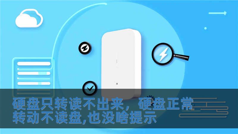 硬盘只转读不出来，硬盘正常转动不读盘,也没啥提示