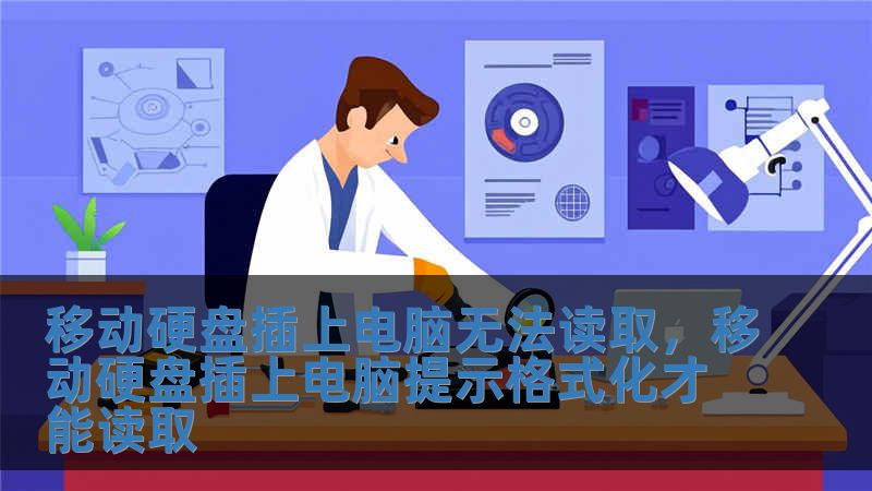 移动硬盘插上电脑无法读取，移动硬盘插上电脑提示格式化才能读取