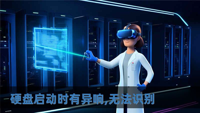 硬盘启动时有异响,无法识别