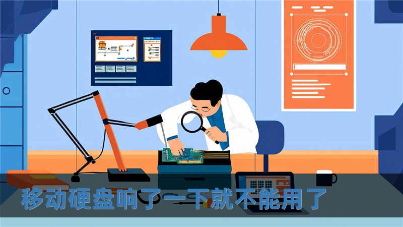 移动硬盘响了一下就不能用了