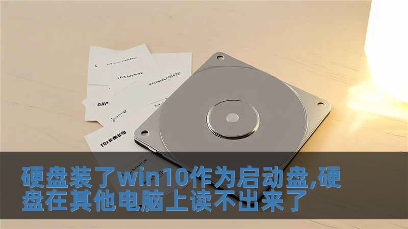 硬盘装了win10作为启动盘,硬盘在其他电脑上读不出来了
