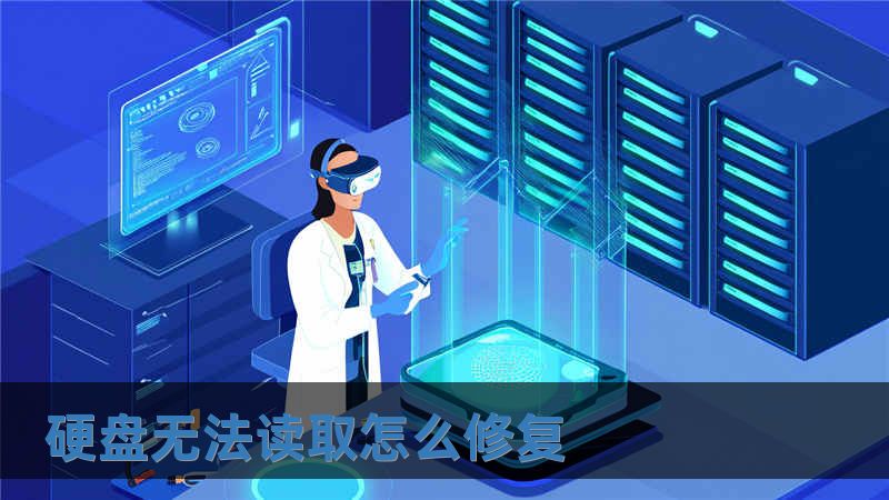 硬盘无法读取怎么修复