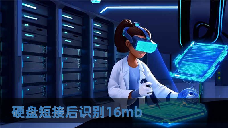 硬盘短接后识别16mb