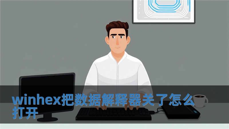 winhex把数据解释器关了怎么打开