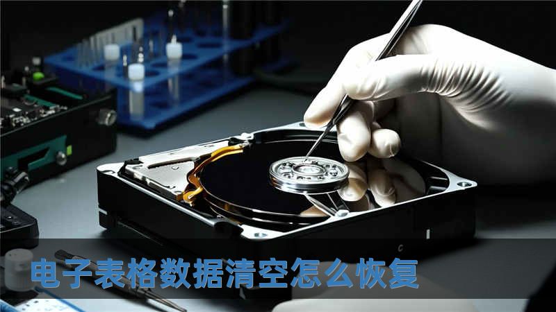 电子表格数据清空怎么恢复