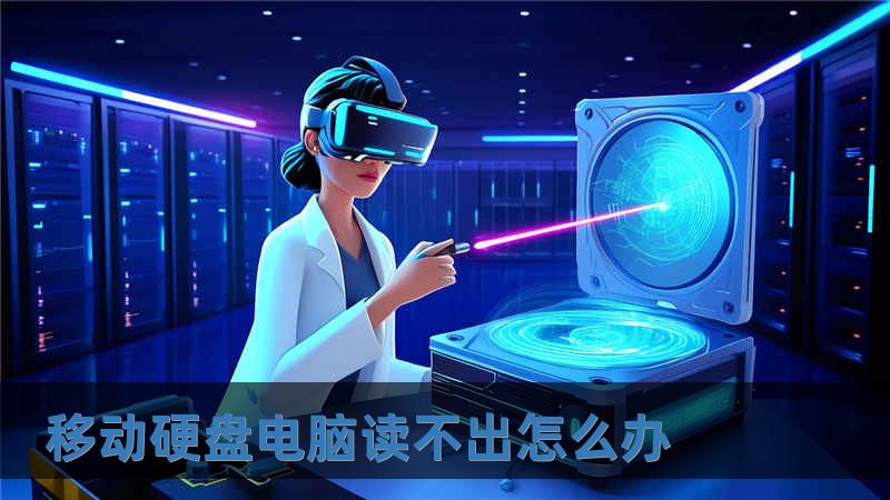 移动硬盘电脑读不出怎么办