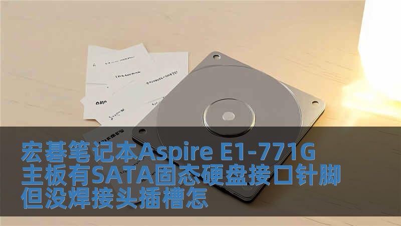 宏碁笔记本Aspire E1-771G 主板有SATA固态硬盘接口针脚但没焊接头插槽怎