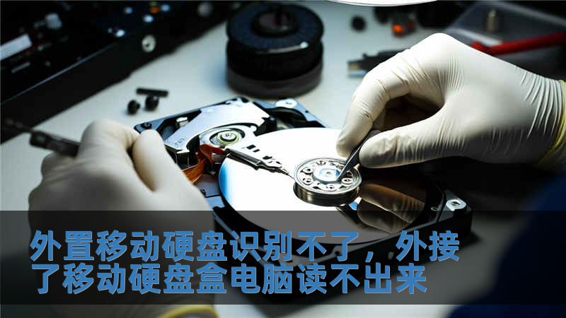 外置移动硬盘识别不了，外接了移动硬盘盒电脑读不出来