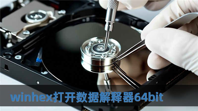winhex打开数据解释器64bit