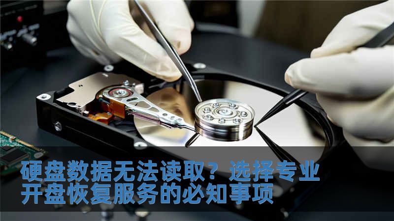 硬盘数据无法读取？选择专业开盘恢复服务的必知事项