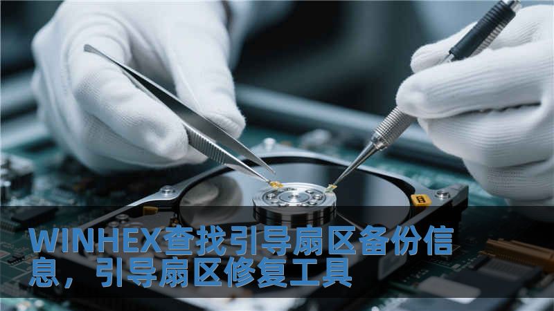 WINHEX查找引导扇区备份信息，引导扇区修复工具