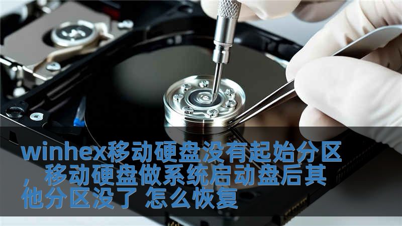 winhex移动硬盘没有起始分区，移动硬盘做系统启动盘后其他分区没了 怎么恢复