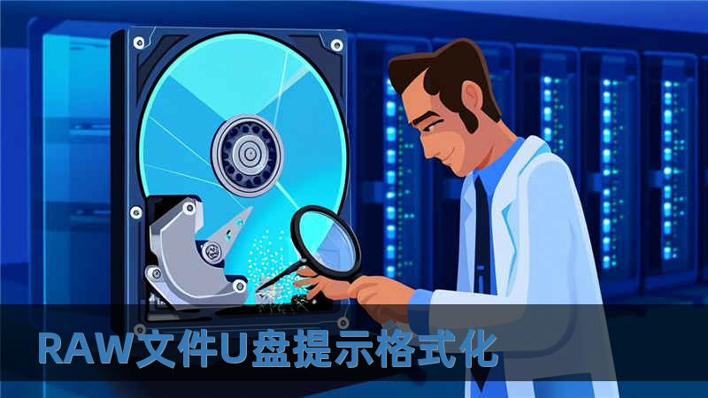 RAW文件U盘提示格式化