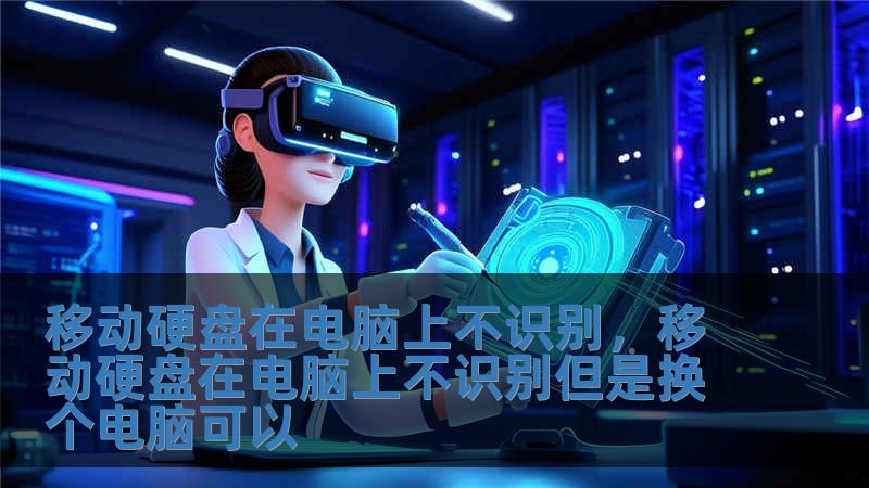 移动硬盘在电脑上不识别，移动硬盘在电脑上不识别但是换个电脑可以
