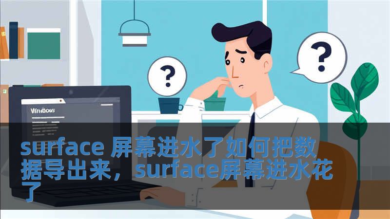 surface 屏幕进水了如何把数据导出来，surface屏幕进水花了
