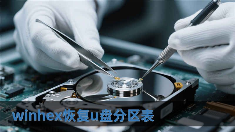 winhex恢复u盘分区表