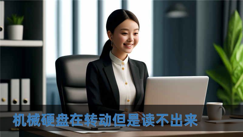 机械硬盘在转动但是读不出来