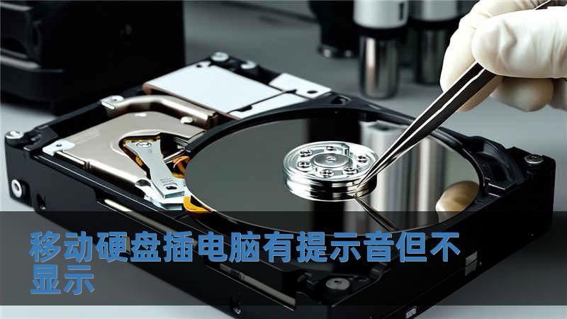 移动硬盘插电脑有提示音但不显示