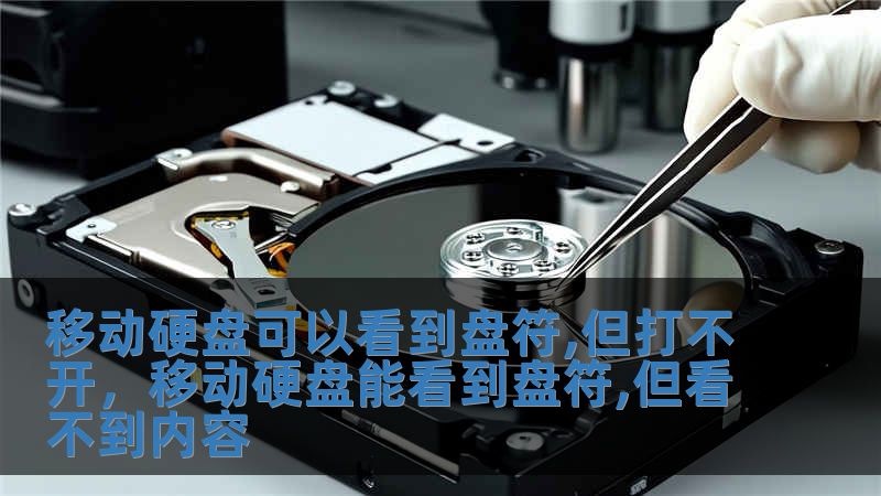 移动硬盘可以看到盘符,但打不开，移动硬盘能看到盘符,但看不到内容
