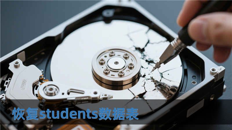 恢复students数据表