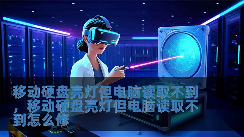 移动硬盘亮灯但电脑读取不到，移动硬盘亮灯但电脑读取不到怎么修