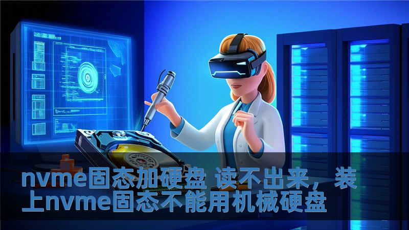 nvme固态加硬盘 读不出来，装上nvme固态不能用机械硬盘