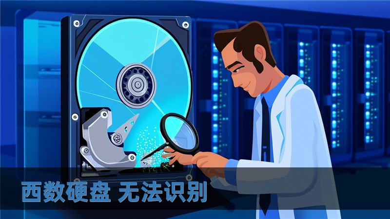 西数硬盘 无法识别