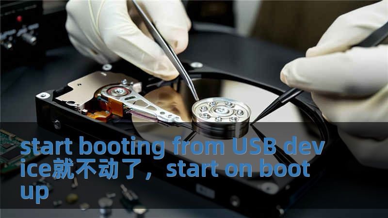start booting from USB device就不动了，start on boot up