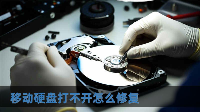 移动硬盘打不开怎么修复