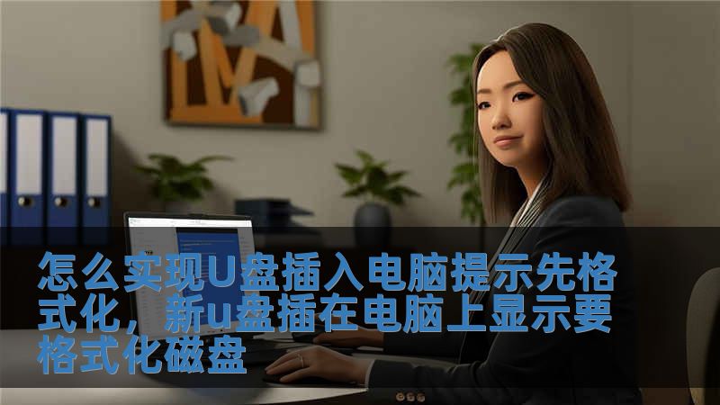 怎么实现U盘插入电脑提示先格式化，新u盘插在电脑上显示要格式化磁盘