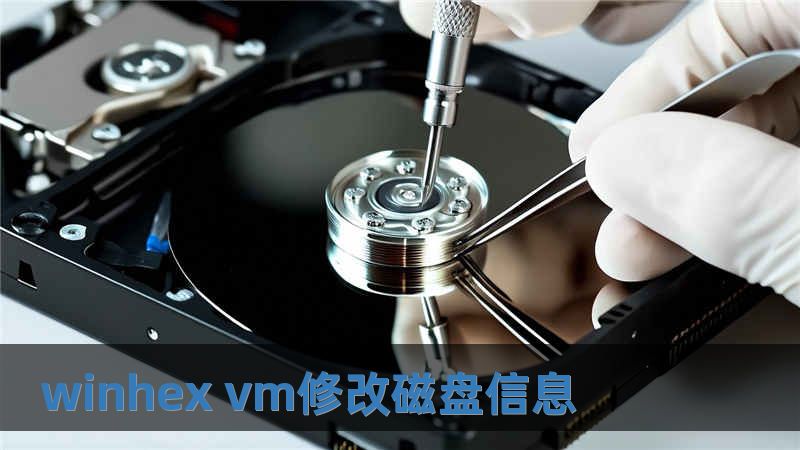 winhex vm修改磁盘信息