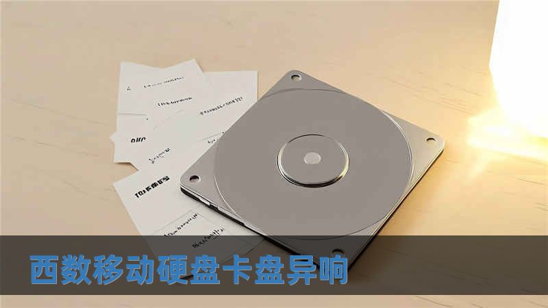 西数移动硬盘卡盘异响