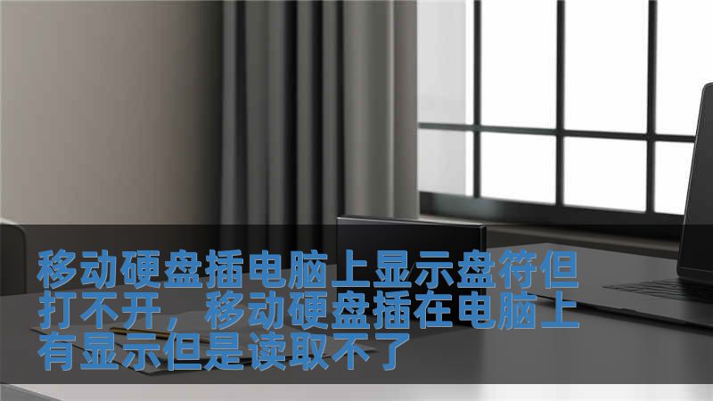 移动硬盘插电脑上显示盘符但打不开，移动硬盘插在电脑上有显示但是读取不了
