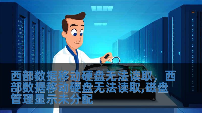 西部数据移动硬盘无法读取，西部数据移动硬盘无法读取,磁盘管理显示未分配