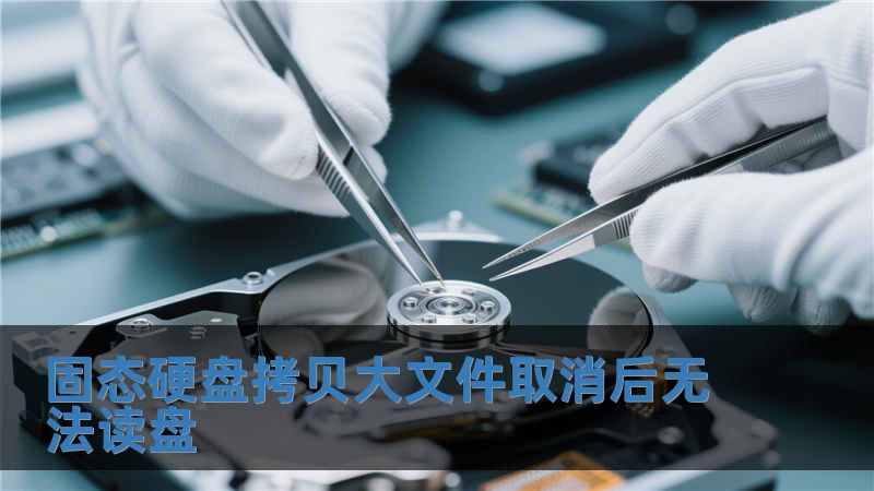 固态硬盘拷贝大文件取消后无法读盘