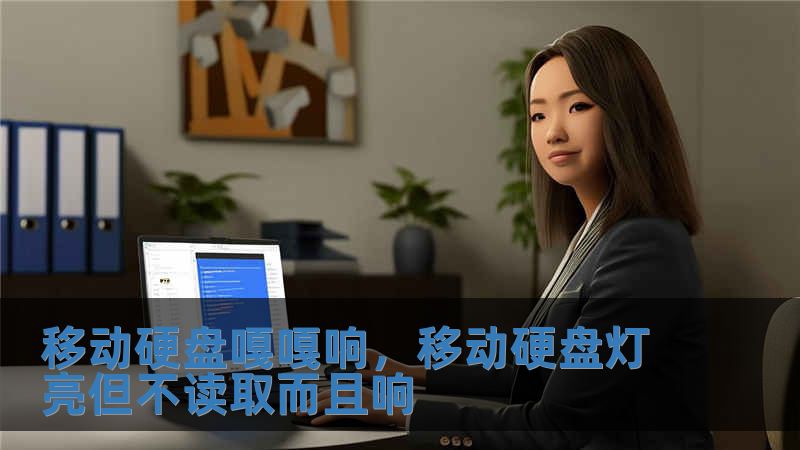 移动硬盘嘎嘎响，移动硬盘灯亮但不读取而且响