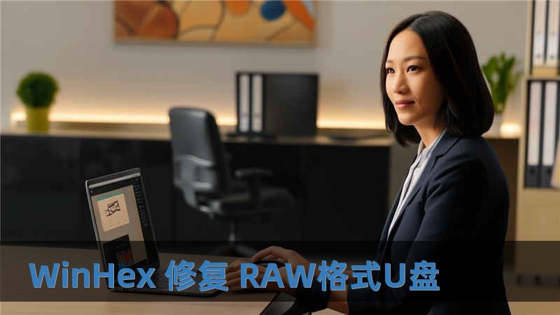 WinHex 修复 RAW格式U盘