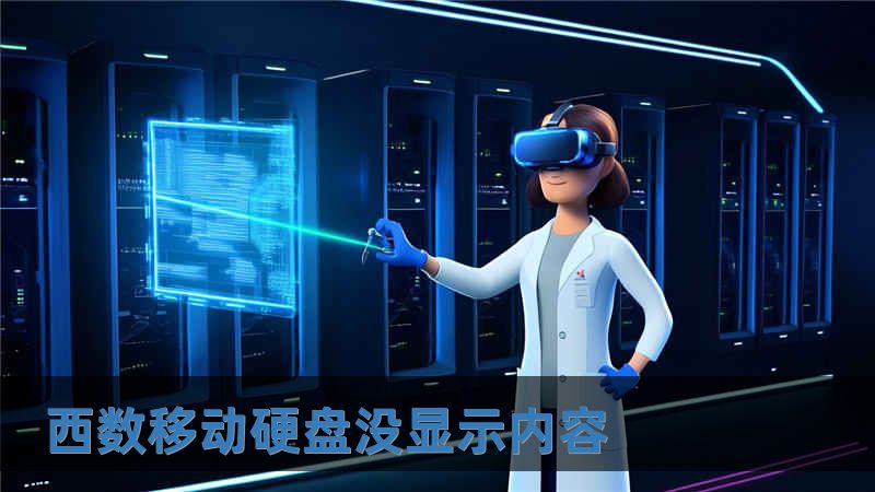 西数移动硬盘没显示内容