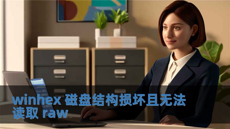 winhex 磁盘结构损坏且无法读取 raw