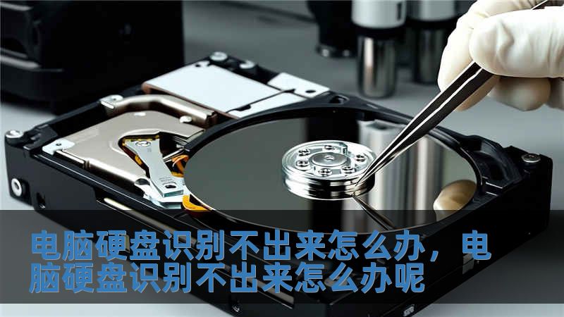 电脑硬盘识别不出来怎么办，电脑硬盘识别不出来怎么办呢