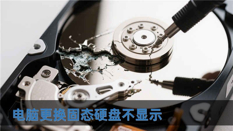 电脑更换固态硬盘不显示